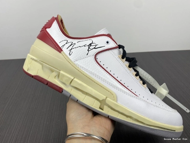 Off-White White Retro Jordan DJ4375-106 Red SP Low 2 0723